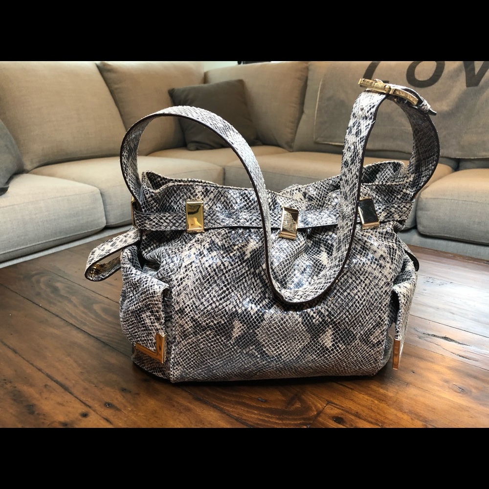 Michael Kors (VeryRareStyle) Python Purse - Picture 2 of 10